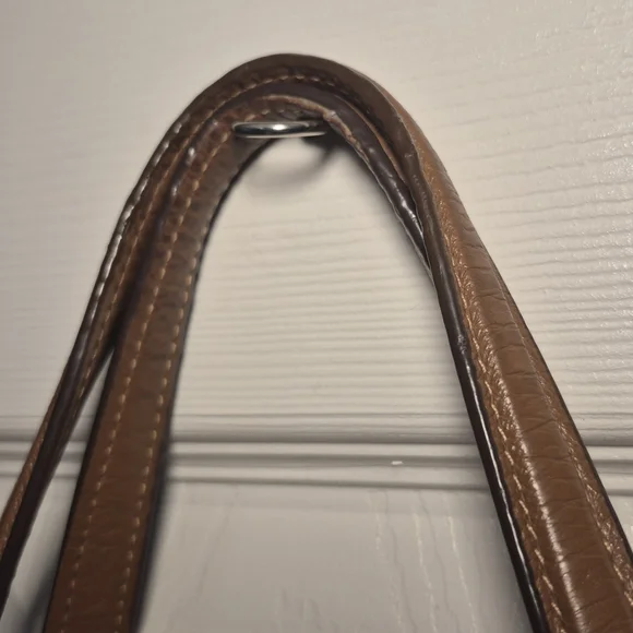 Coach Brown Pebbled Leather Kelsey Shoulder Bag - Picture 15 of 16